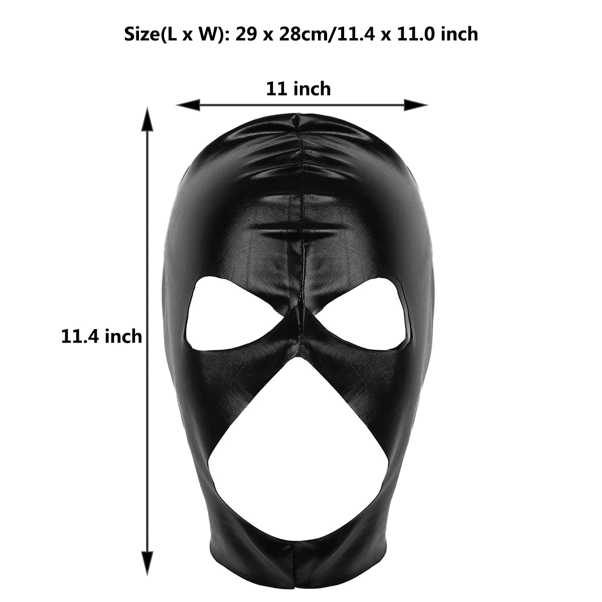 Unisex Latex Mask Open Eyes and Mouth • Sex Shop - Incognito delivery.  Dildo, strapon, Lingerie, fleshlight