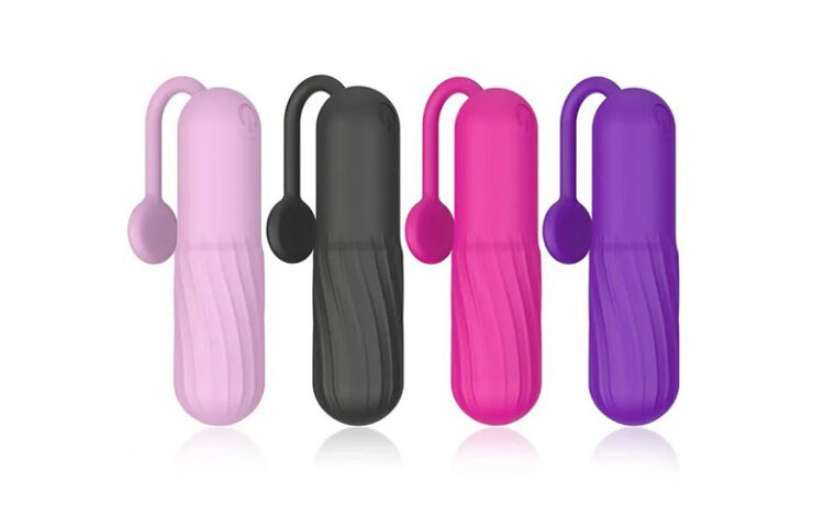 Silicone Dildo with Clitoris's and G-Spot Vibrator